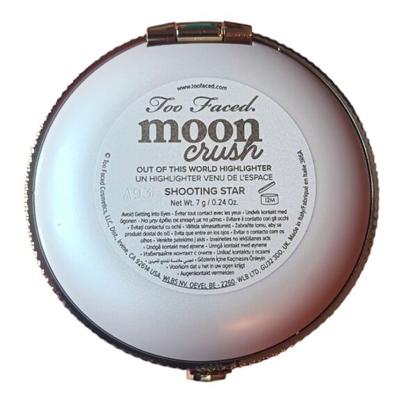 Too Faced Moon Crush Out of This World Highlighter Shooting Star New In the Box - Picture 3 of 12
